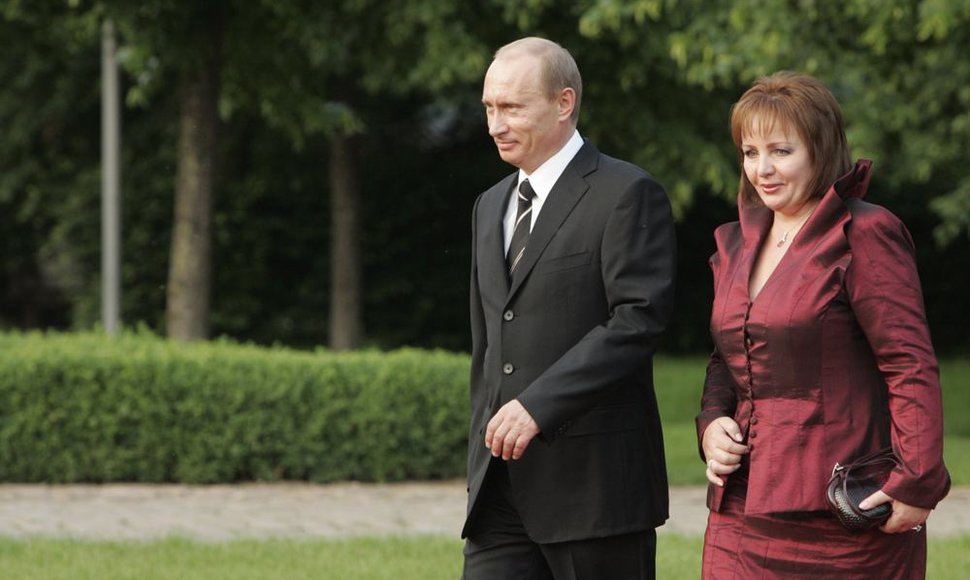 Vladimiras Putinas su žmona Liudmila