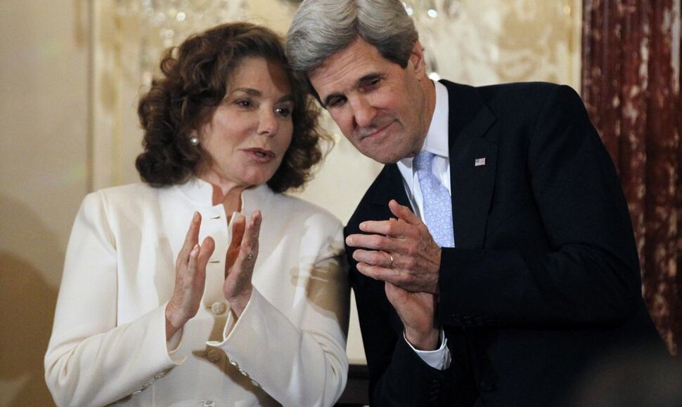 Teresa Heinz-Kerry ir Johnas Kerry