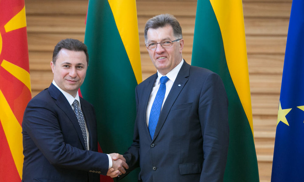 Nikola Gruevskis ir Algirdas Butkevičius