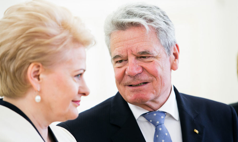 Joachimas Gauckas ir Dalia Grybauskaitė