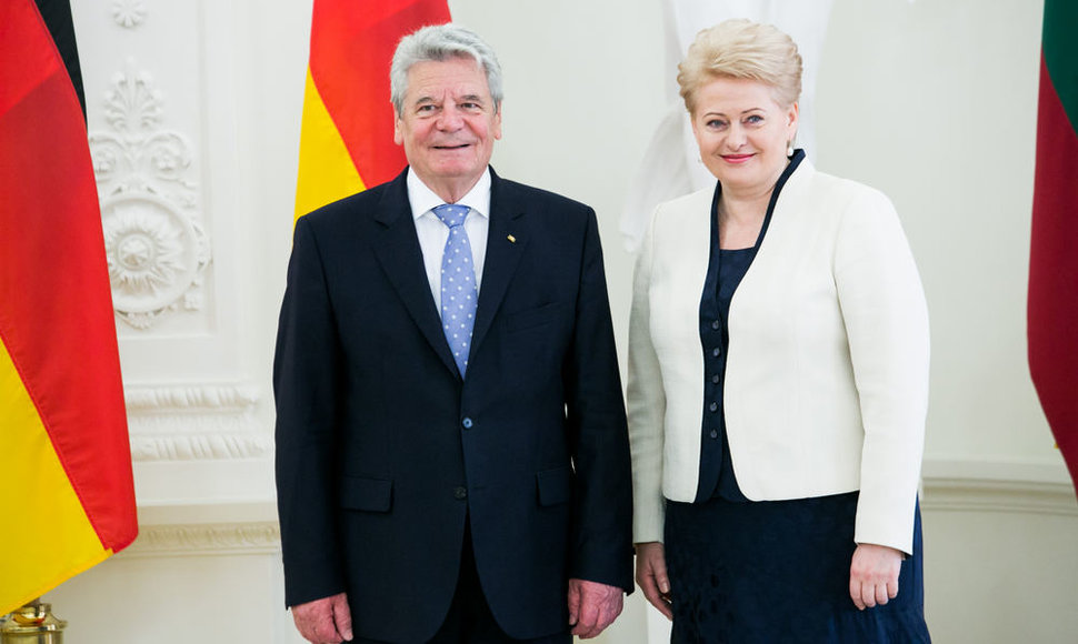 Dalia Grybauskaitė ir Joachimas Gauckas
