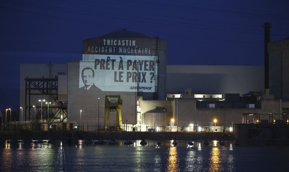 „Greenpeace“ protesto akcija