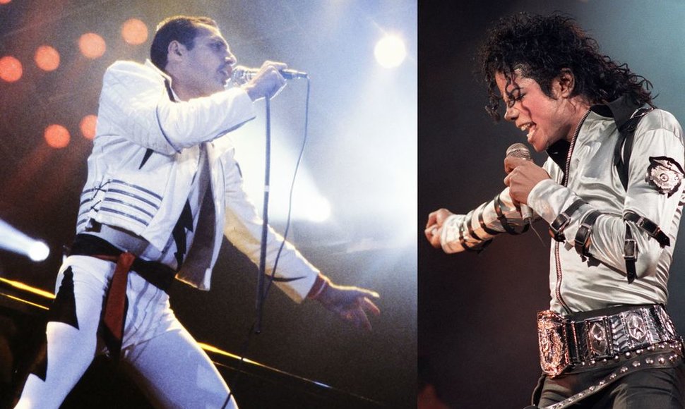 Freddie Mercury ir Michaelas Jacksonas