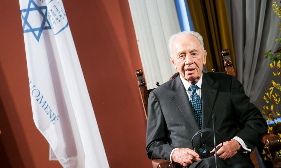 Izraelio prezidentas Shimonas Peresas tapo Vilniaus garbės piliečiu