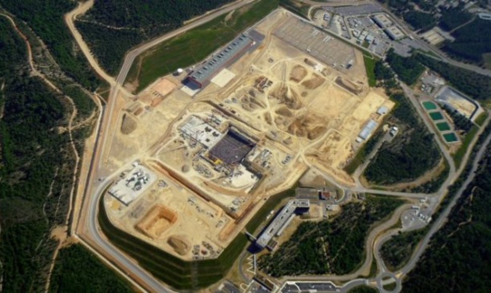 Šiųmetis ITER vaizdas iš oro.