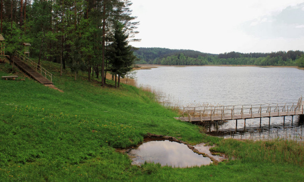 Lino verdenė kaip magnetas traukia Sirvėtos regioninio parko lankytojus