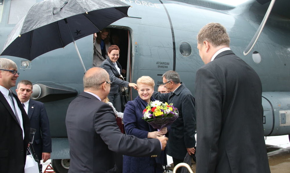 Dalia Grybauskaitė Ukrainoje