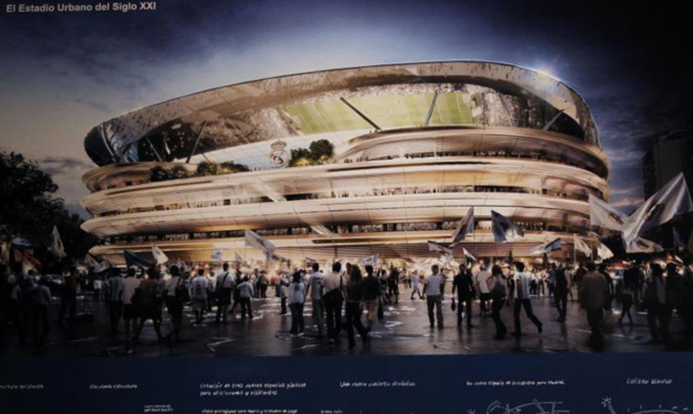 Madrido „Real“ stadiono „Santiago Bernabeu“ atnaujinimo planai