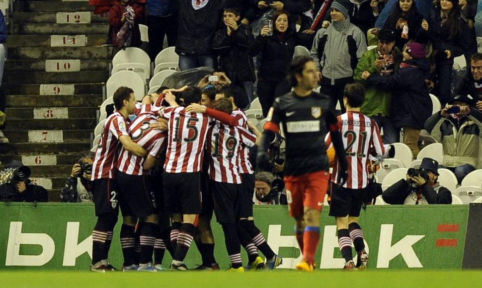 „Athletic“ futbolininkų triumfas.