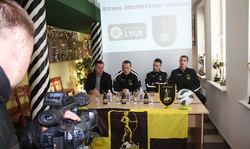 „Šiaulių“ futbolo klubo sezono pristatymas.