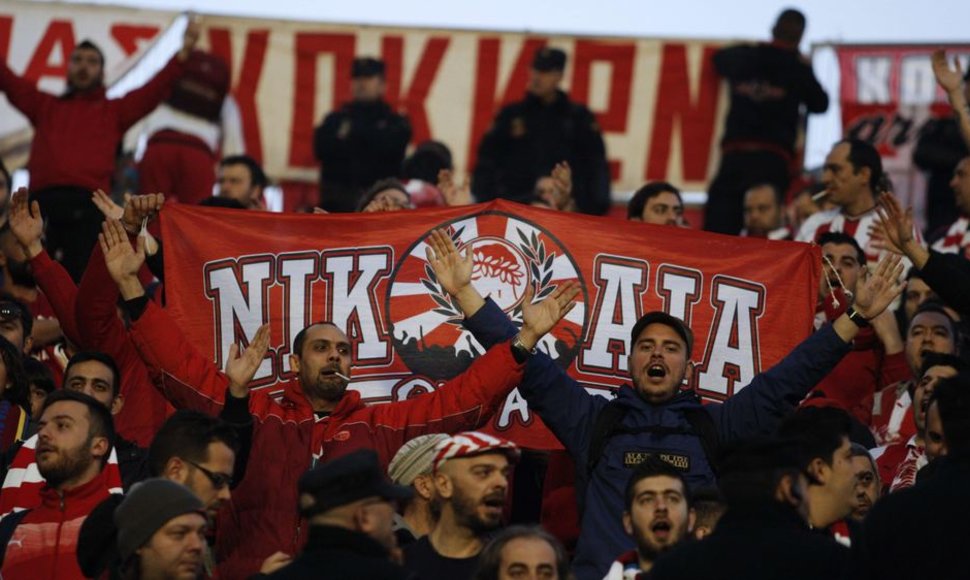 „Olympiakos“ klubo aistruoliai.