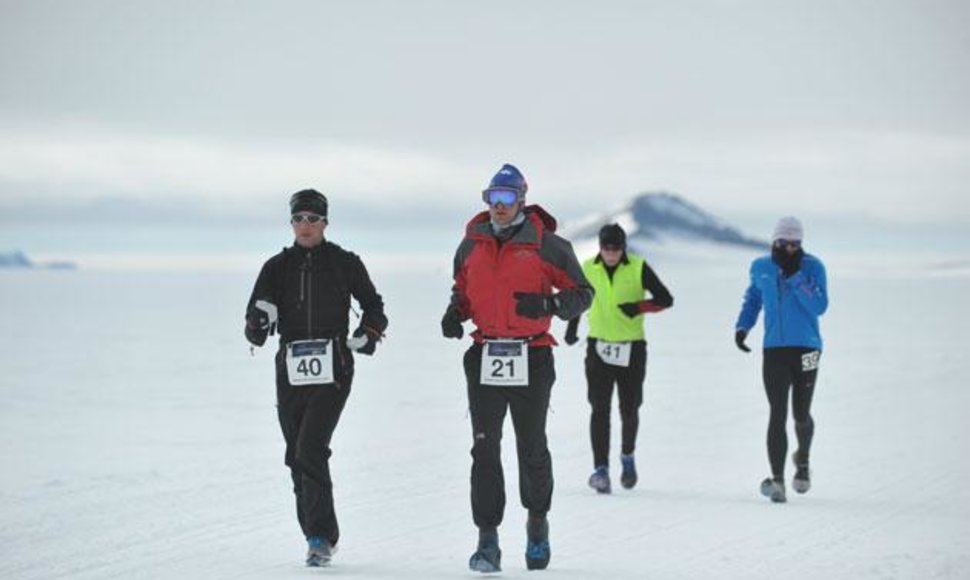 Šiaurės ašigalio maratonas.