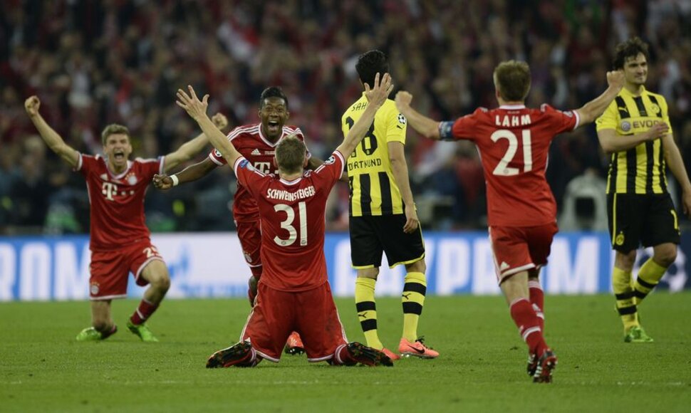„Bayern“ futbolininkų triumfas.