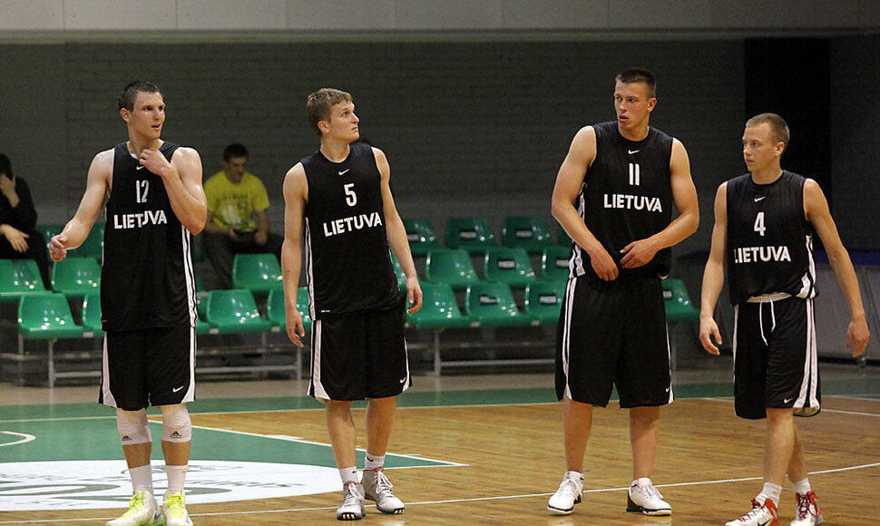 Denis Krestininas, Justas Tamulis, Augustinas Jankantis ir Lukas Lekavičius