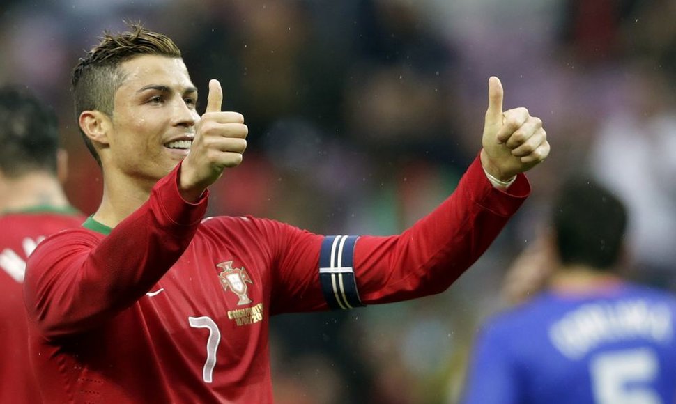 Cristiano Ronaldo įmušė pergalingą įvartį.