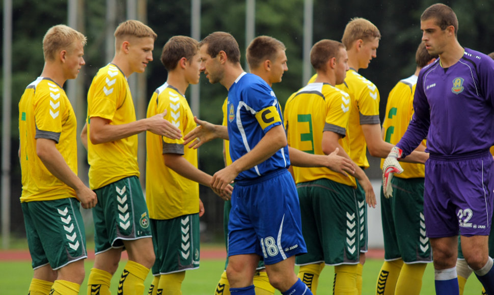 Lietuvos U-19 futbolo rinktinė.