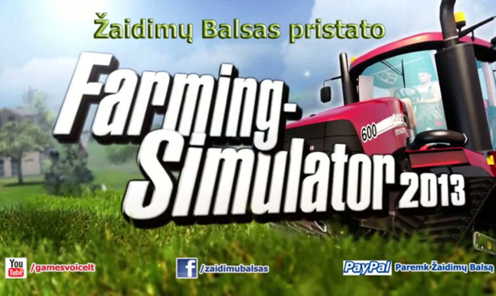 Žaidimų Balsas pristato Farming Simulator 2013