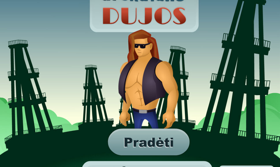 Žaidimas "atSkalūno dujos"