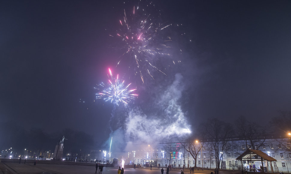 Naujųjų sutiktuvės sostinės senamiestyje