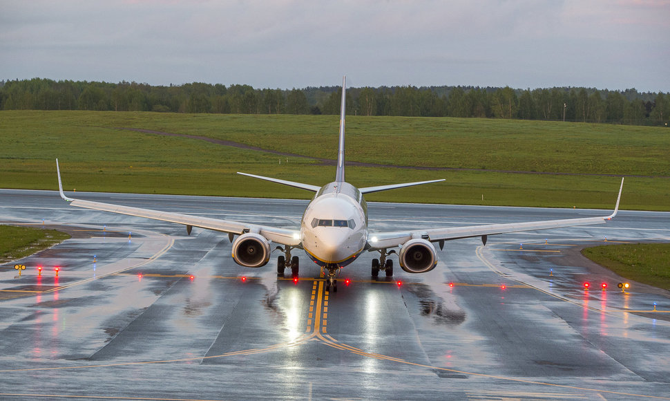 Grįžo „Ryanair“ lėktuvas iš Minsko