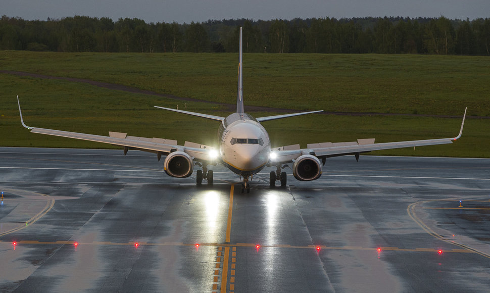 Grįžo „Ryanair“ lėktuvas iš Minsko