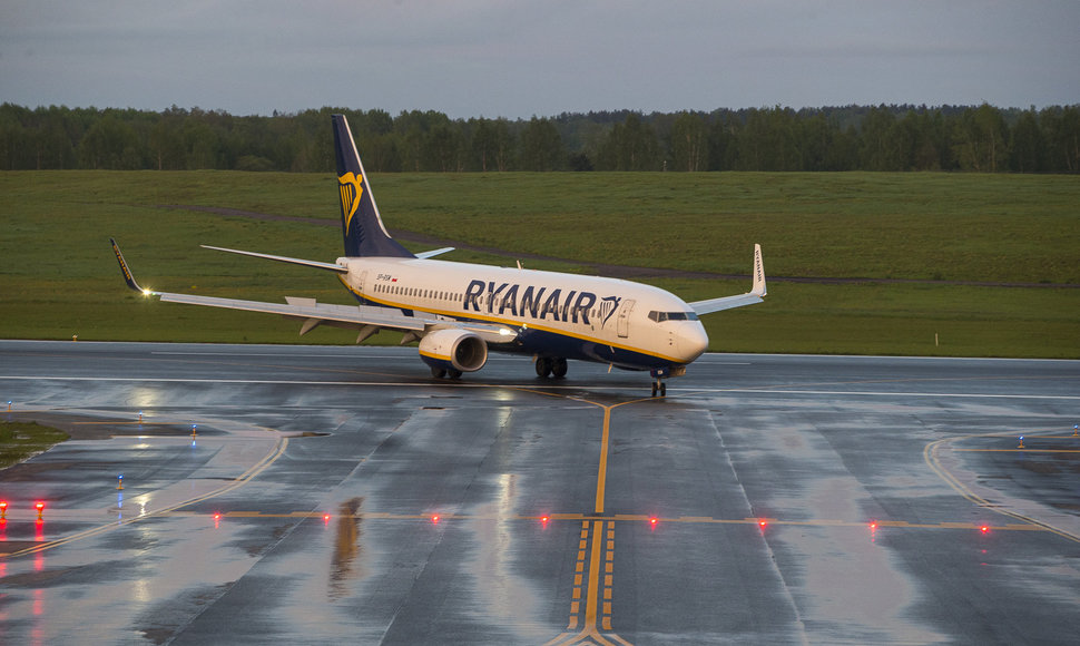 Grįžo „Ryanair“ lėktuvas iš Minsko