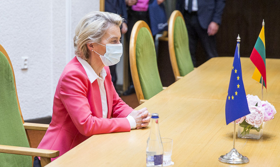 Ingridos Šimonytės ir Ursula von der Leyen susitikimas