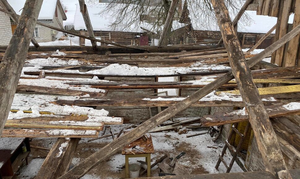 Beata ir Erikas savo rankomis atnaujino 1943 m. namuką