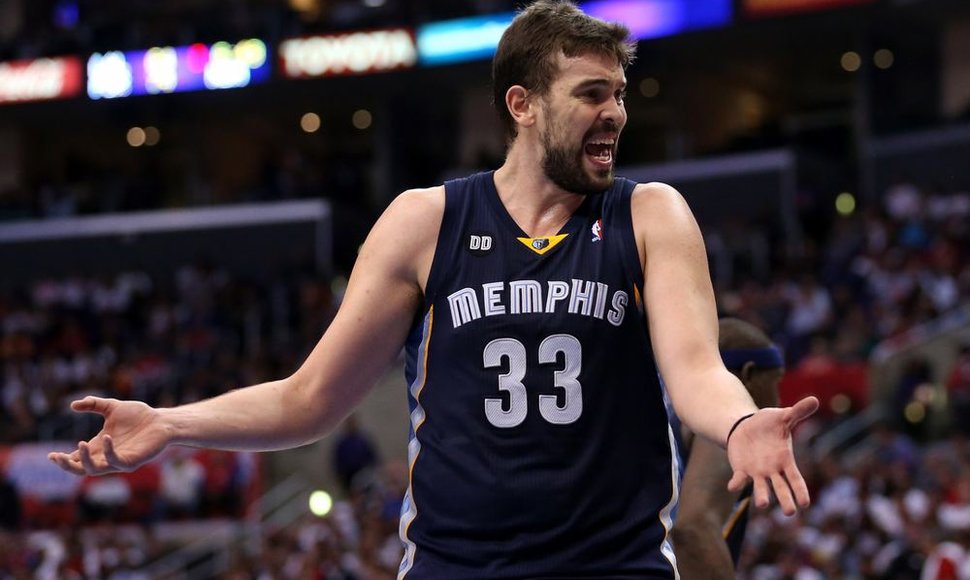 „Memphis Grizzlies“ žaidėjas Marcas Gasolis.