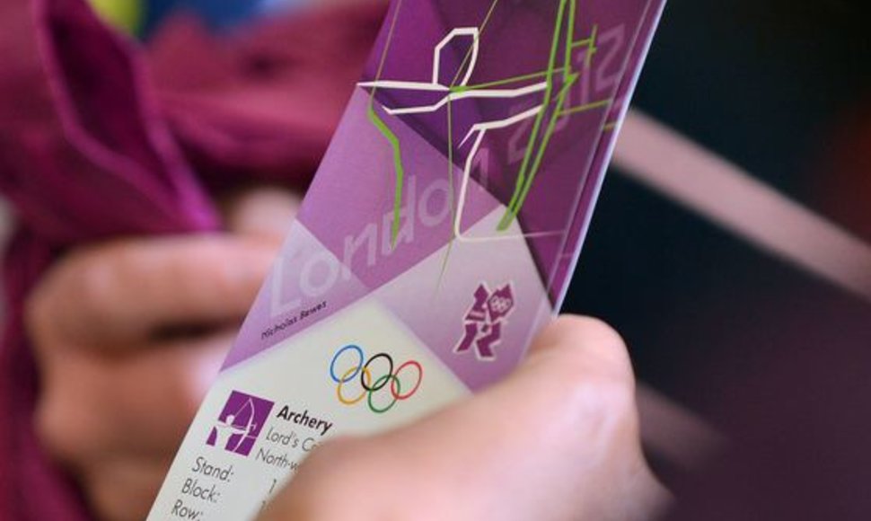 Londono olimpinių žaidynių bilietai.
