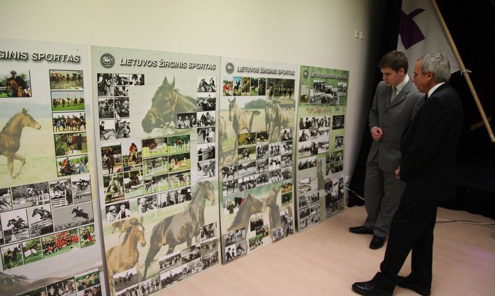 Lietuvos žirginio sporto federacijos jubiliejuje buvo surengta ir paroda.