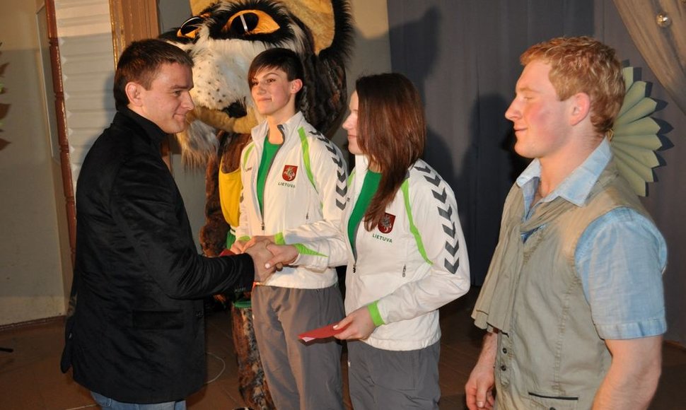 Šiauliuose atidaryta olimpinio medalininko Aleksandro Kazakevičiaus vardo imtynių salė 