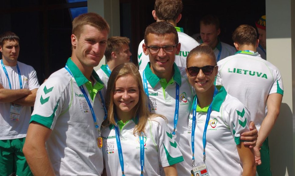 Lietuvos studentų sporto delegacija Universiadoje Kazanėje 