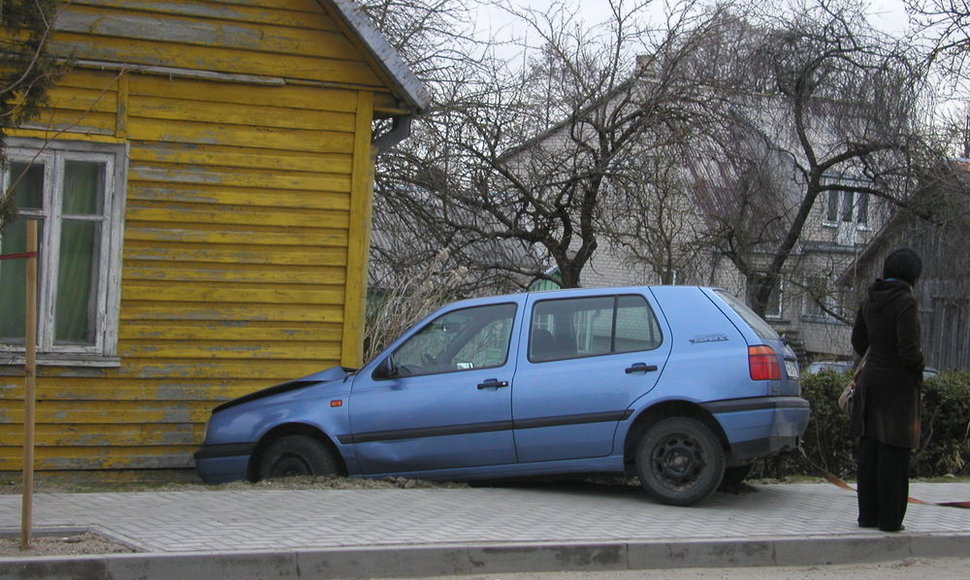 Avarija Lazdijuose, Vilniaus gatvėje