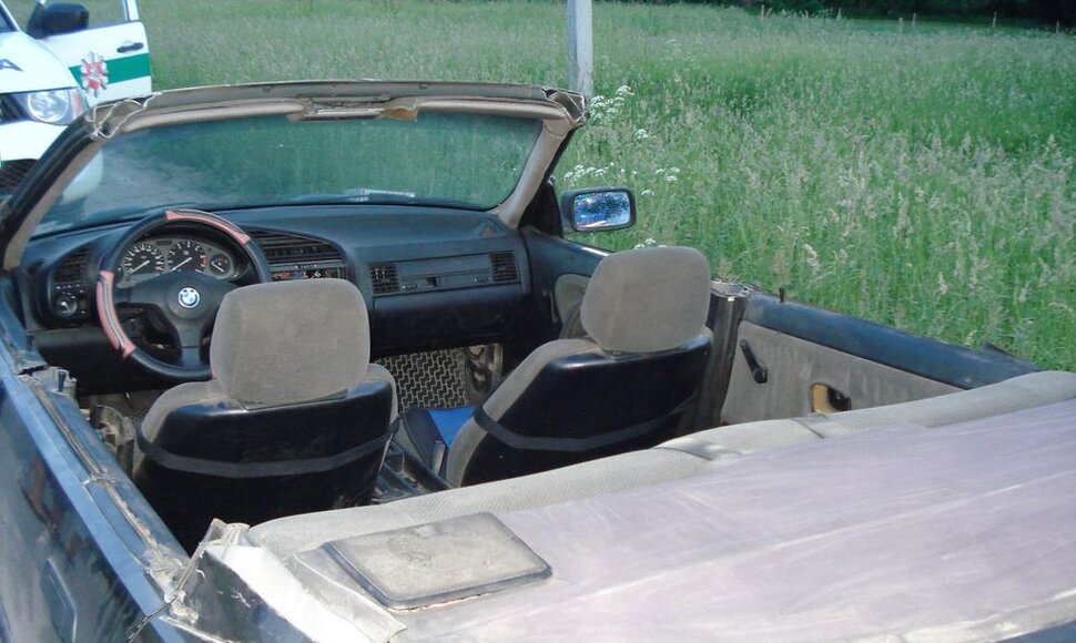 Techniškai netvarkingas automobilis