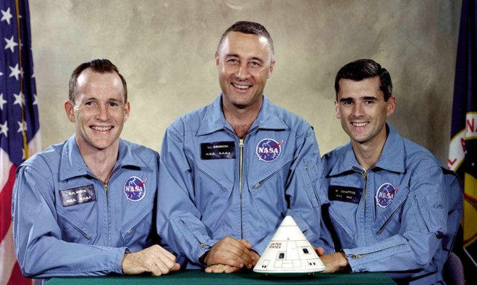 „Apollo 1 įgulos nariai, žuvę per 1967-ųjų katastrofą