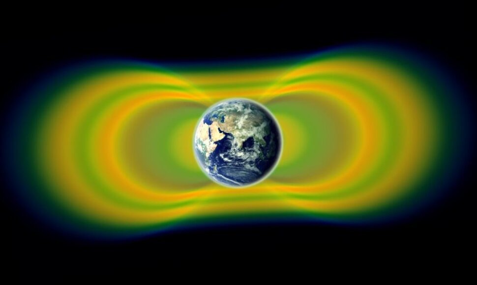 NASA palydovai aptiko šalia Žemės esantį galingą radiacijos sluoksnį