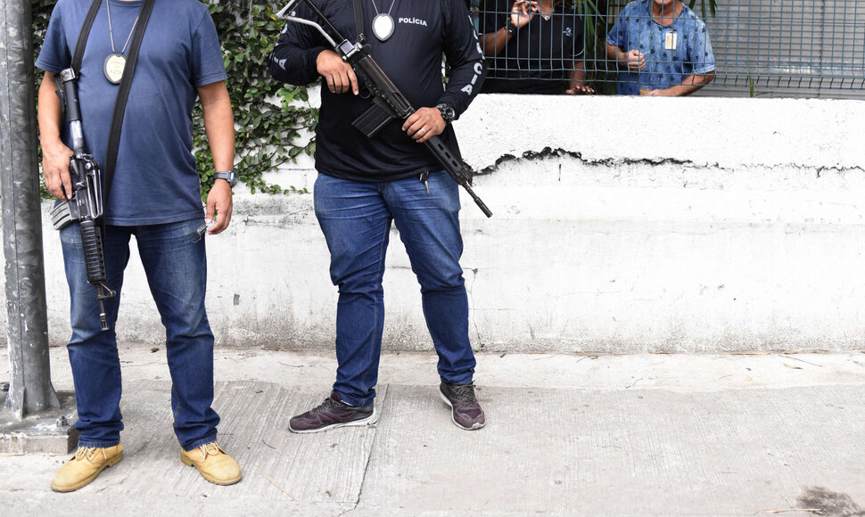 Brazilijos policija. Asociatyvinė nuotrauka.