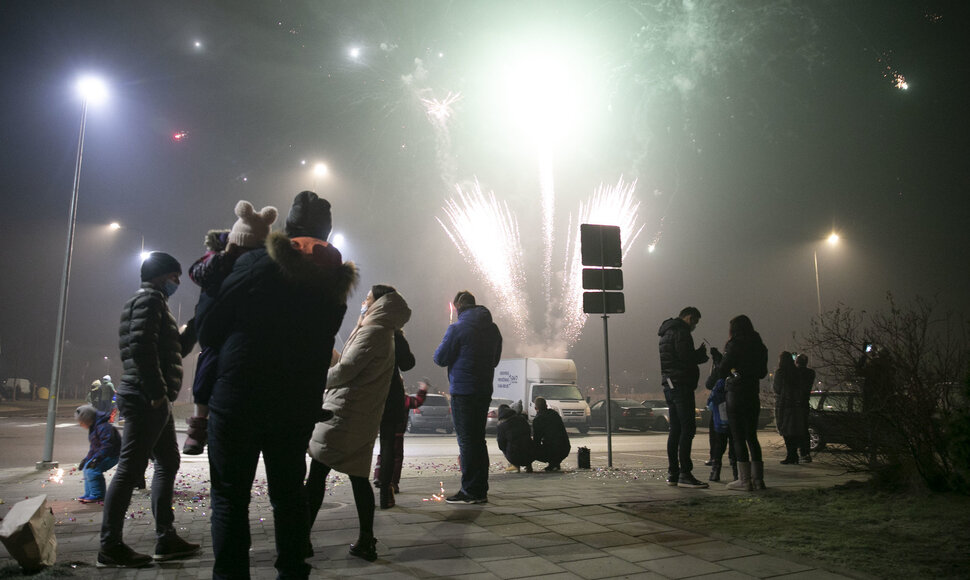 Naujųjų sutiktuvės sostinės rajone Pilaitė