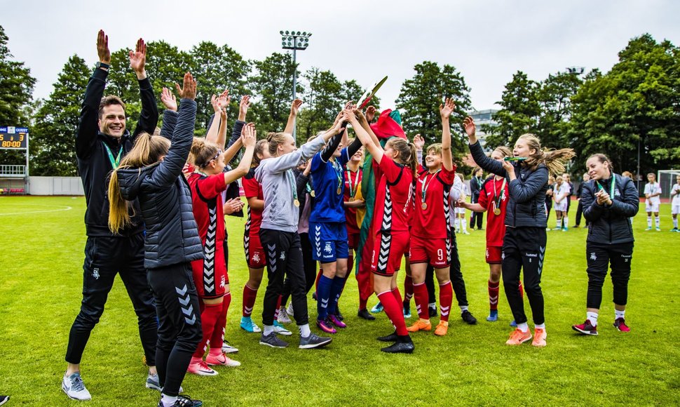 Lietuvos merginų U-17 rinktinės triumfas Baltijos taurėje 