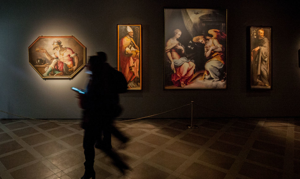 Lietuvos ir Italijos prezidentai atidaro tarptautinę Florencijos renesanso ir baroko parodą Valdovų rūmuose 