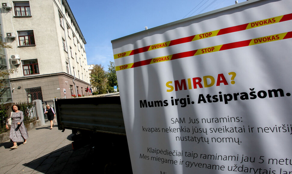 „Smarvės demonstracija“ prie Aplinkos ministerijos