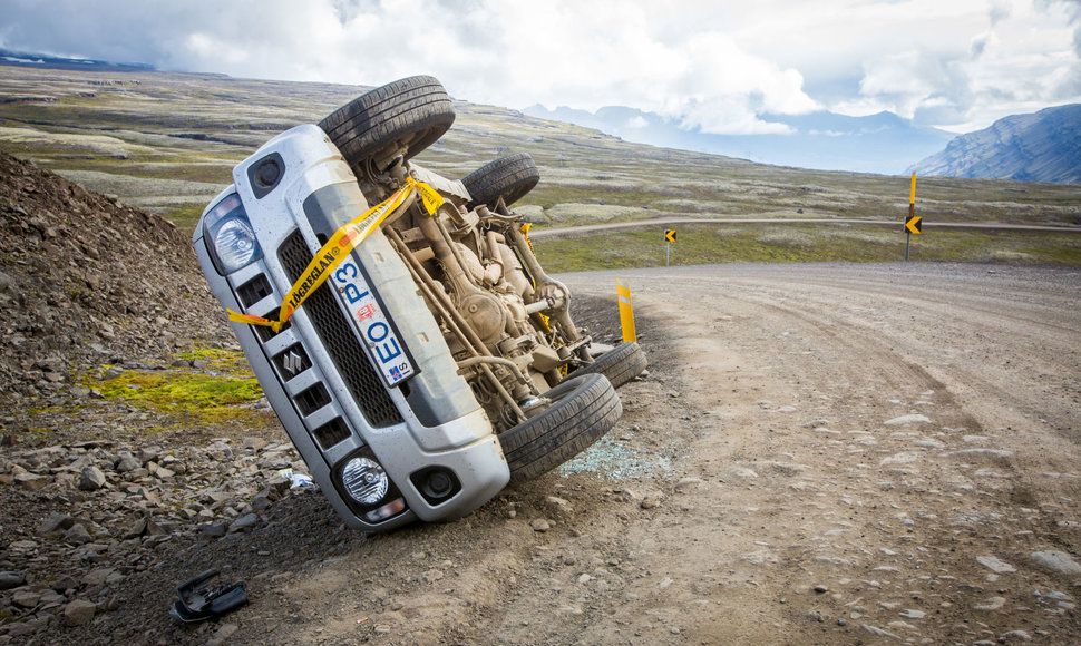Keliautojų po Islandiją automobiliai
