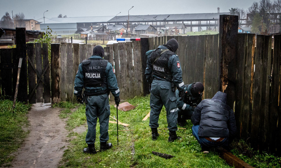 Policijos reidas į Čigonų taborą