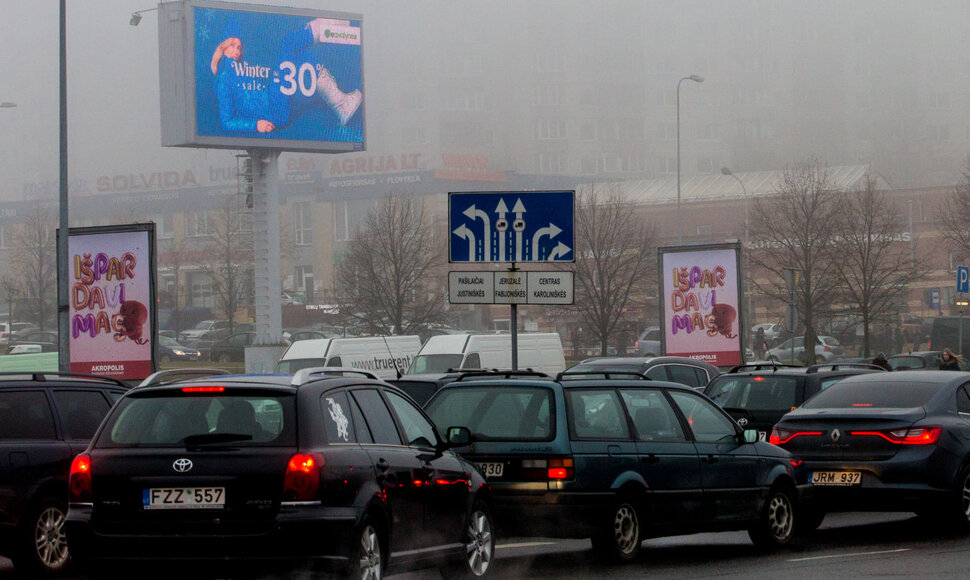 Reklaminiai stendai Vilniaus gatvėse