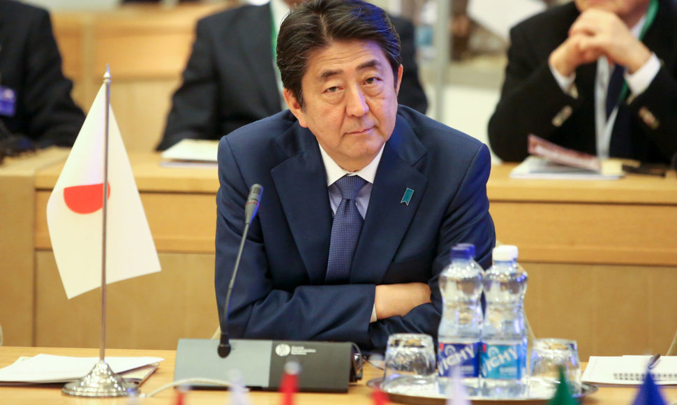 Japonijos Ministras Pirmininkas Shinzo Abe