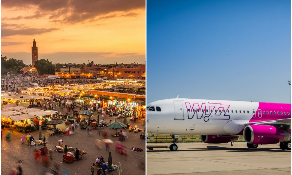 „Wizz Air“ stabdo dar net nepradėtus skrydžius į Marakešą
