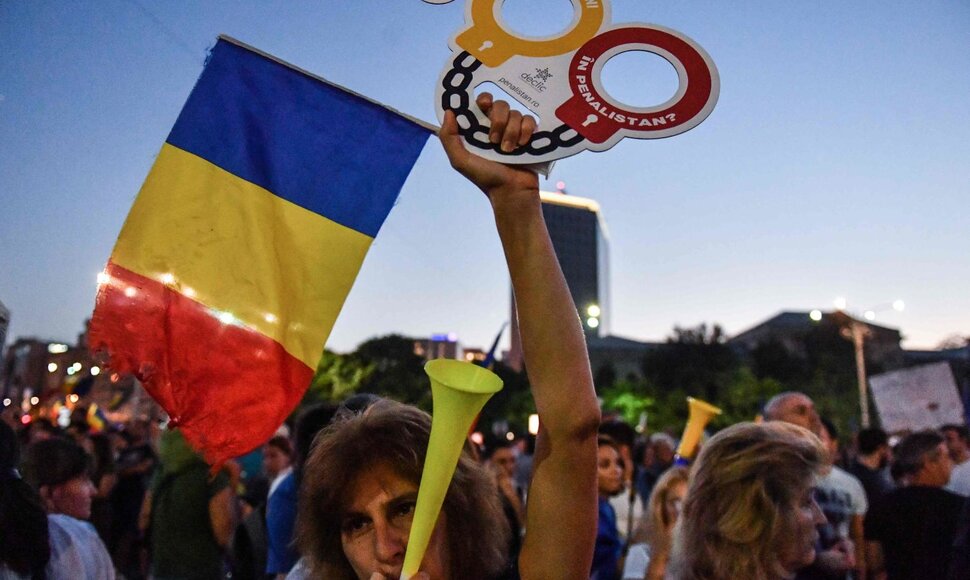 Protestai Rumunijoje