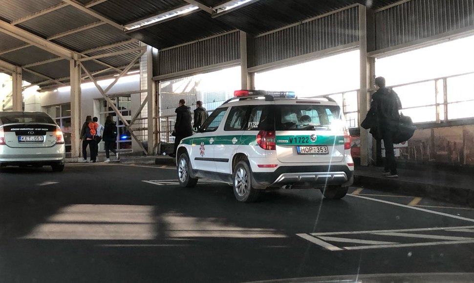 Vilniaus oro uosto išvykimo terminalo evakuacija