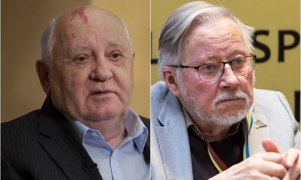 Michailas Gorbačiovas ir Vuytautas Landsbergis
